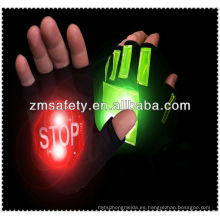 Guantes de seguridad de tráfico LED para controlJRL06